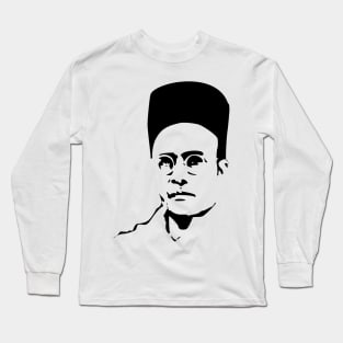 portrait of Vinayak Damodar Savarkar Long Sleeve T-Shirt